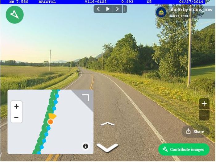 Mapillary imagery platform aiding highway projects in Vermont