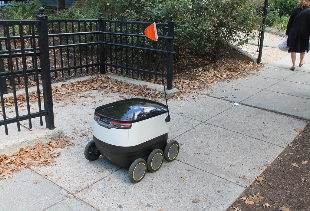 Computerized Walkway WHITE PAPER: How to manage sidewalk robots | Traffic Technology Today