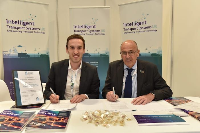 Left to right – Max Sugarman, Chief Executive, ITS UK; Steve Spender, Chief Executive, IHE.