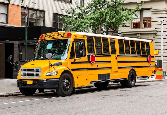 School Bus in Manhattan, New York City. USA ©AdobeStock