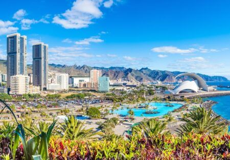 Santa Cruz, capital of Tenerife, Canary island, Spain