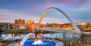 Picture of a bridge in Iowa