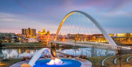 Picture of a bridge in Iowa