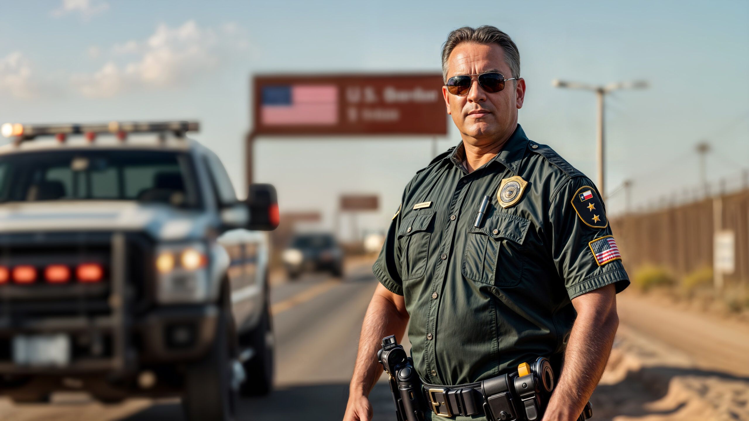 A US border officer