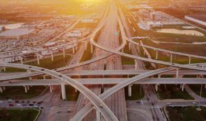 The Houston 99 Toll Road Freeway