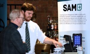 Smart Applications Management pictured at the the Labour Party Conference