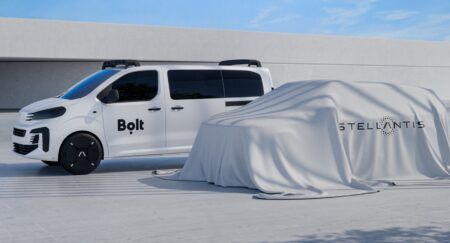 Stellantis and Bolt target European driverless rollout A picture illustrating Stellantis and Bolt's partnership