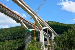 Bridge under construction