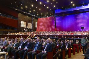 Delegates fill a large auditorium at the 17th ITS European Congress in Istanbul
