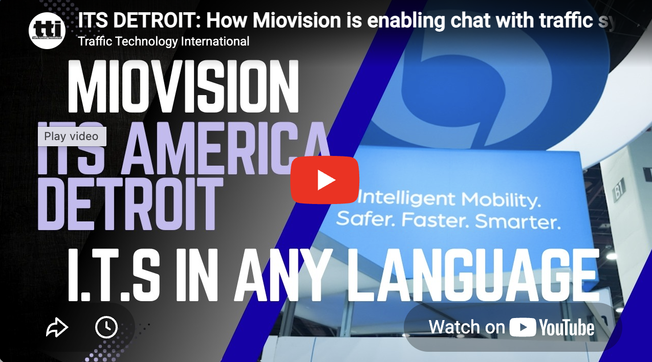 ITS DETROIT Miovision's LLM is making traffic managment 100x more efficient