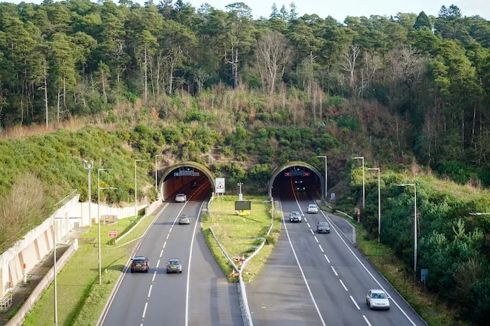 New generation of Clearview intelligent road studs in Hindhead Tunnel