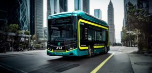 A UNVI electric bus