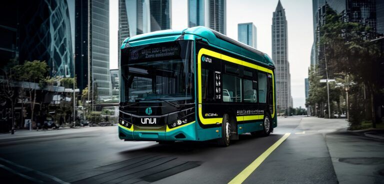 A UNVI electric bus
