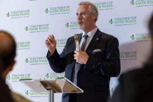 Picture of David Harkey, president of the Insurance Institute for Highway Safety and Highway Loss Data Institute (IIHS-HLDI)