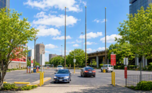 Free-flow parking in action. Image: Asura Technologies