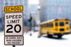 Picture of a School 20mph Zone