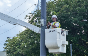 Opsys’ lidar deployed and cables cut to length on-site
